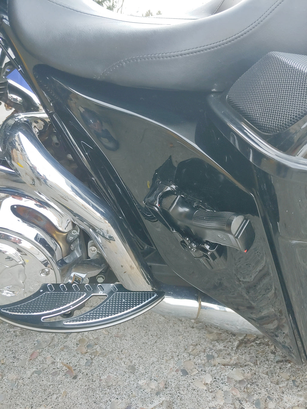 Harley davidson side cover holsters