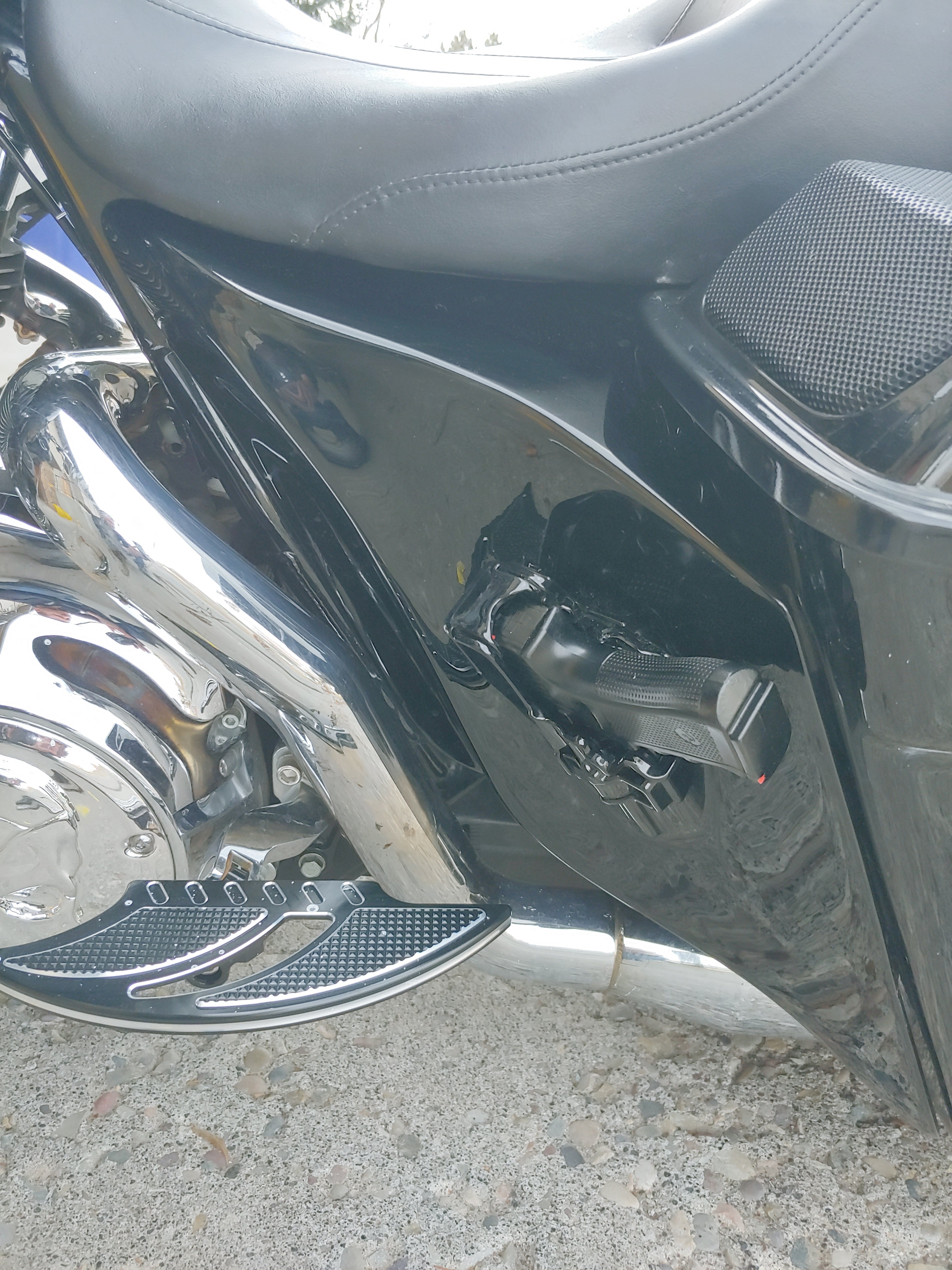 Harley davidson side cover holsters
