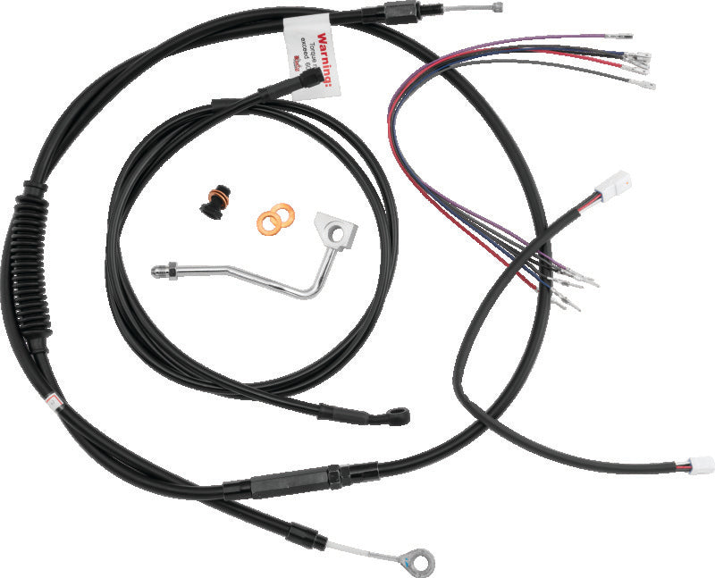 Burly Brand Gorilla Bar Control Kit 16in - Black B30-1180