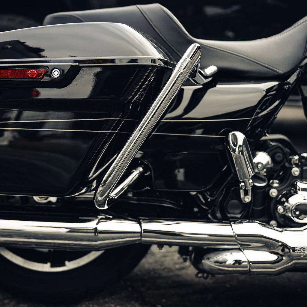 Factory 47 Crash Bar - Anarchy Chrome for Baggers