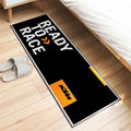 Motorcycle-Themed Carpet Display Mat
