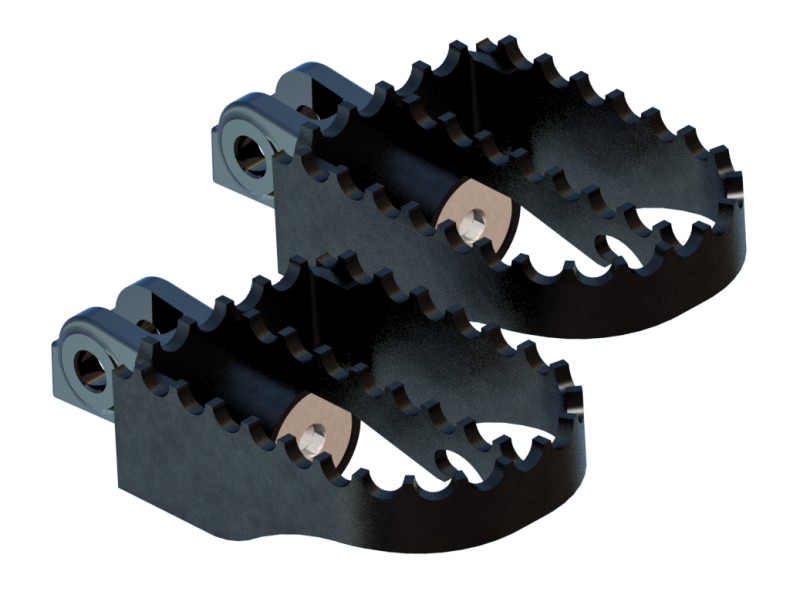 Burly Brand Burly Mx Rider Foot Peg Set B13-1200B