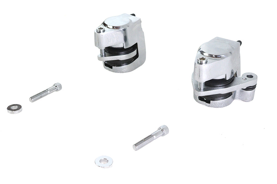 Right and Left Front Caliper Set 1 Piston