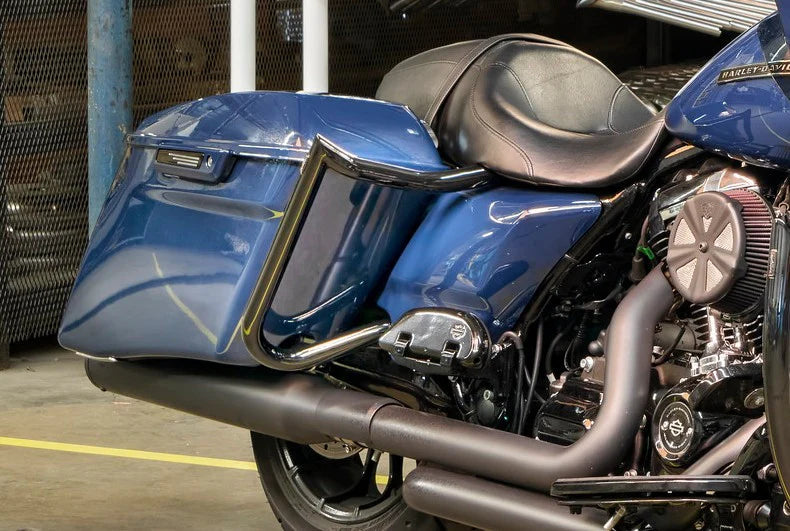 Factory 47 Crash Bar Anarchy Black for Baggers
