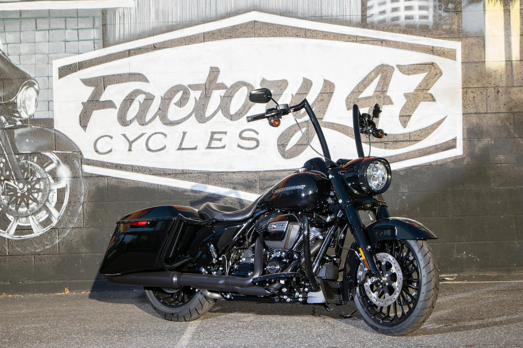 Factory 47 Crash Bar Anarchy Black for Baggers