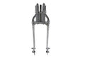 18" Offset Spring Fork Assembly Chrome