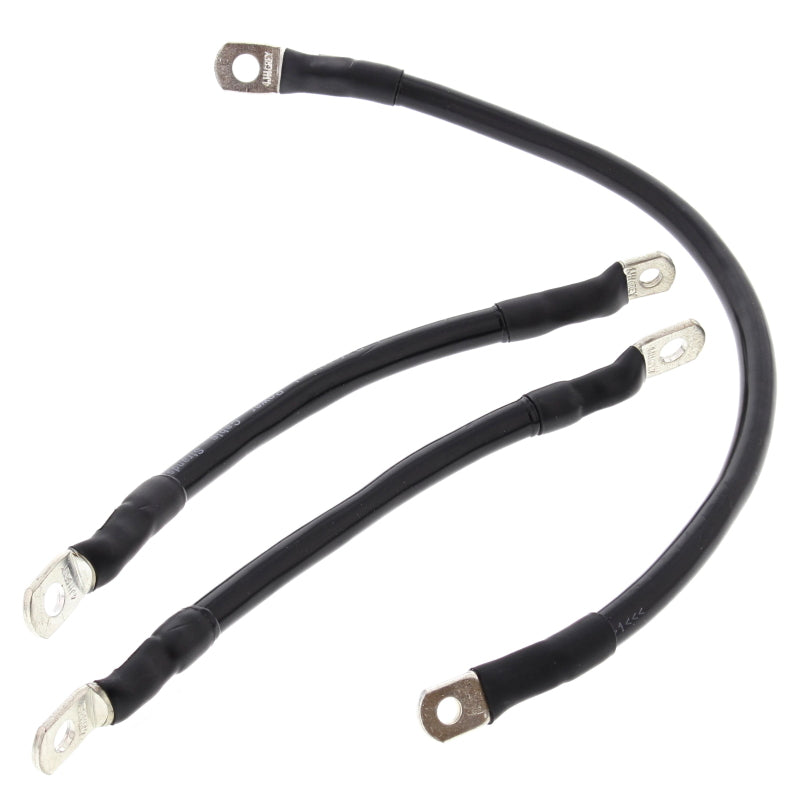 All Balls Racing 95-98 Harley FXD Super Glide Battery Cable Kit Black 79-3005-1