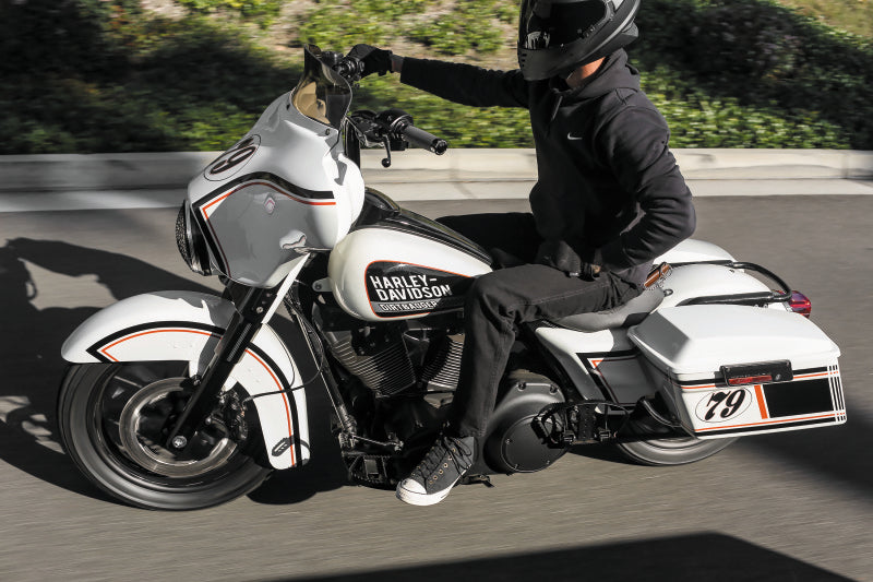 Burly Brand MX Floorboards - Black B13-1050B