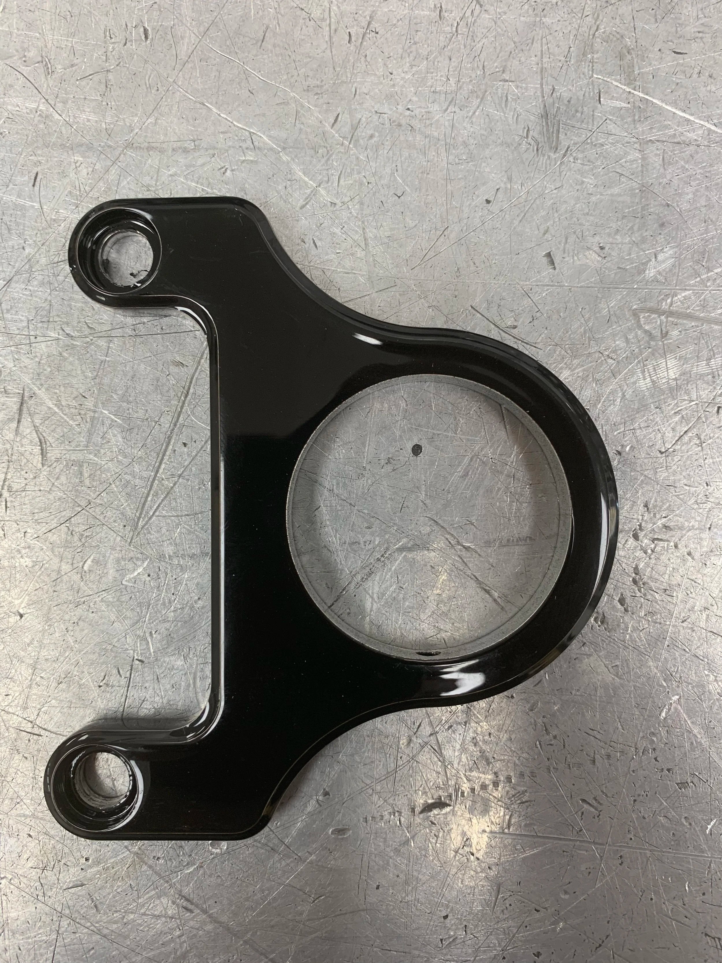 A1 Cycles Twin cam gauge mount. Powder coat shiny black