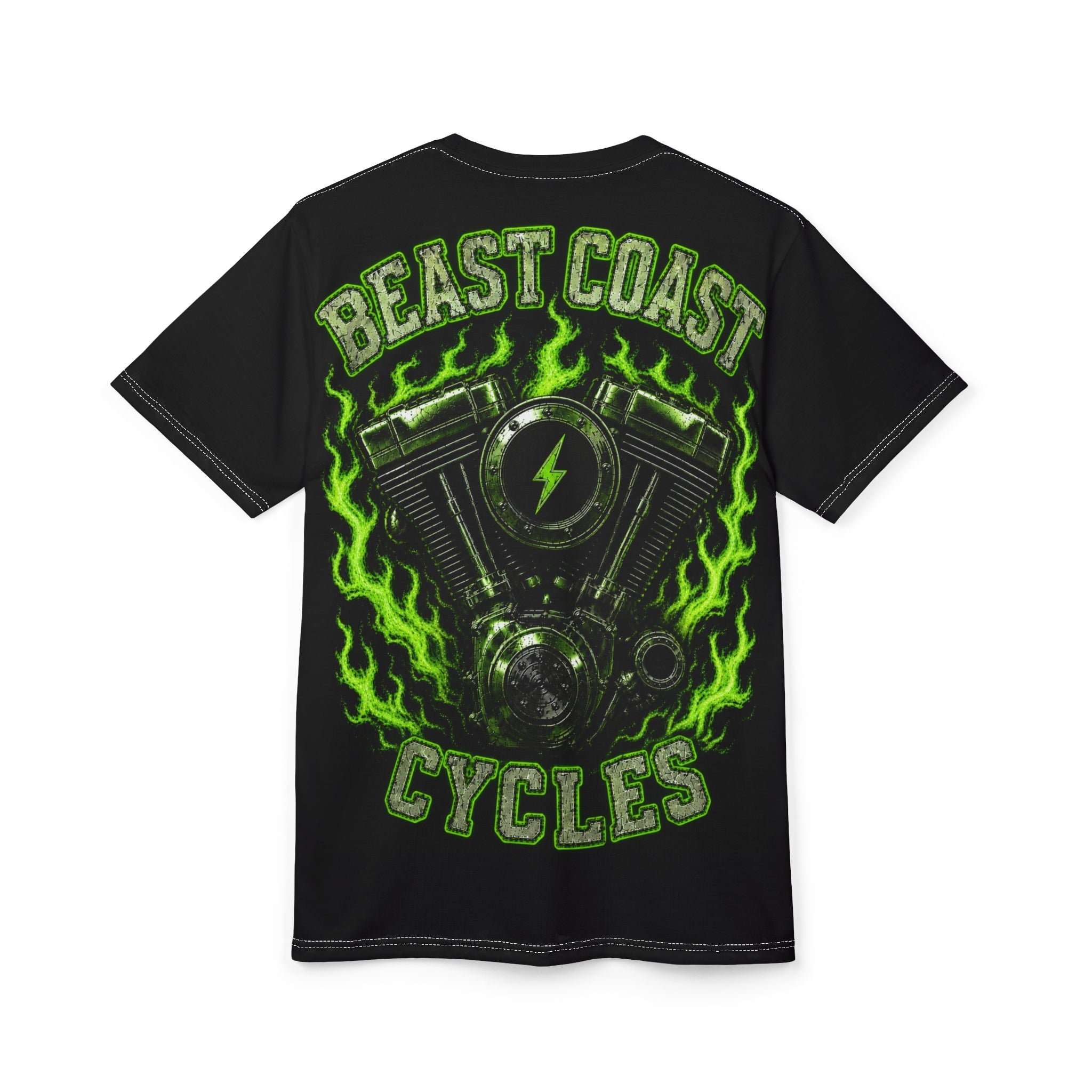 Beast Coast Cycles Logo Tee — Green