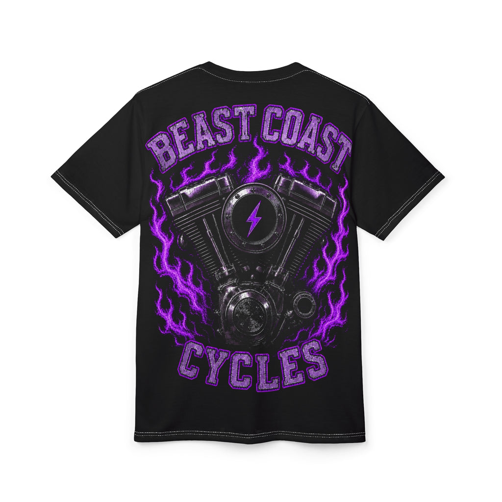 Beast Coast Cycles Tee - Purple