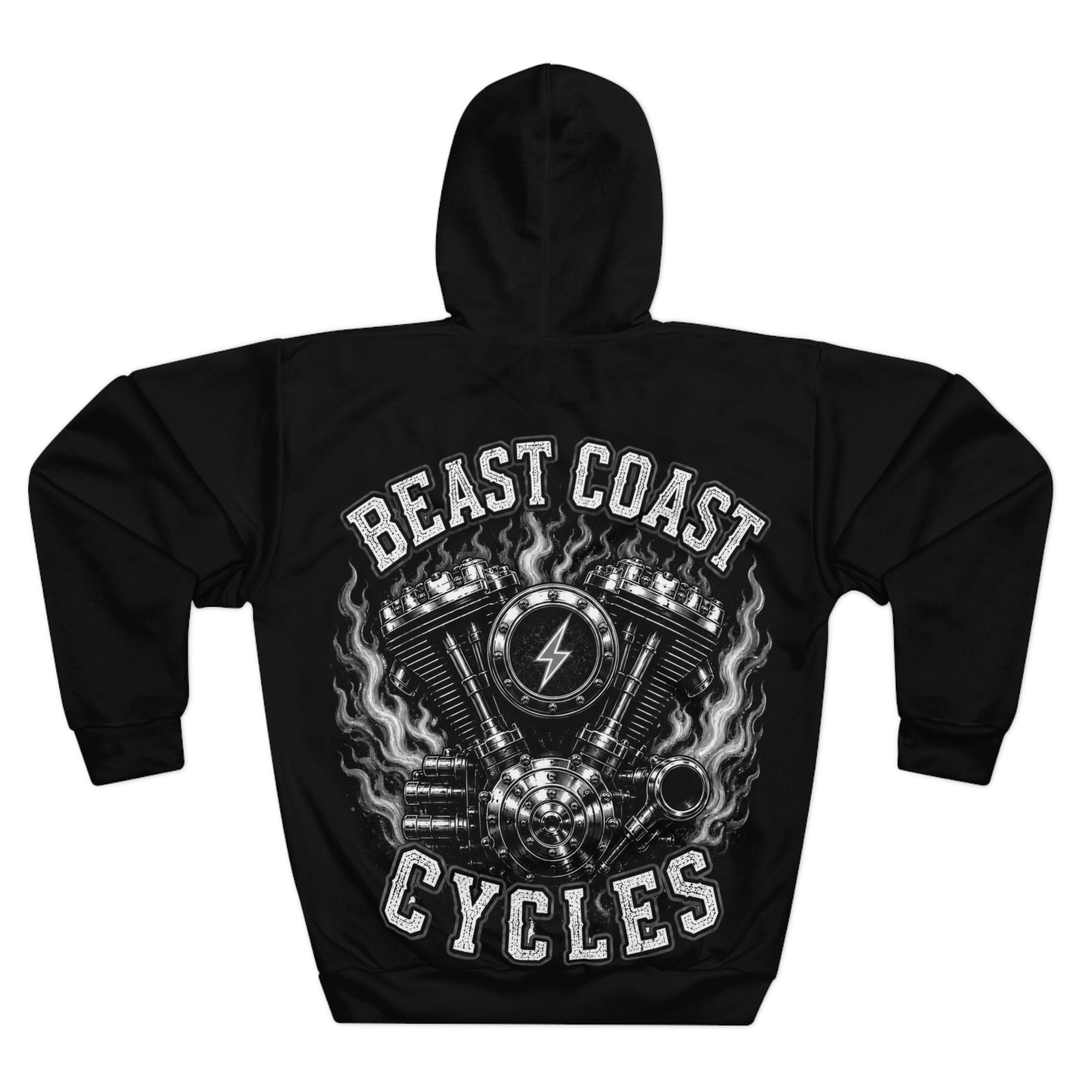 Beast Coast Cycles Hoodie - Grey