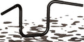 Burly Brand Ape Hanger Handlebar 12in - Black B12-1700TFB