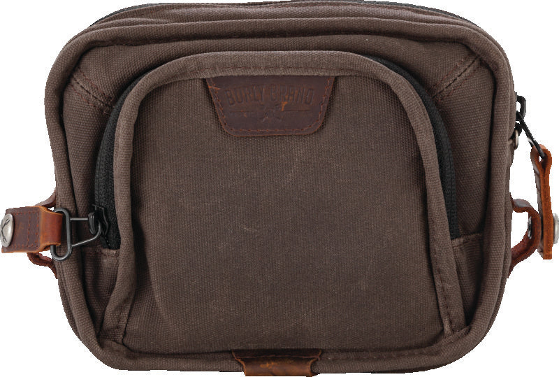 Burly Brand Handlebar Bag - Dark Oak B15-1012D