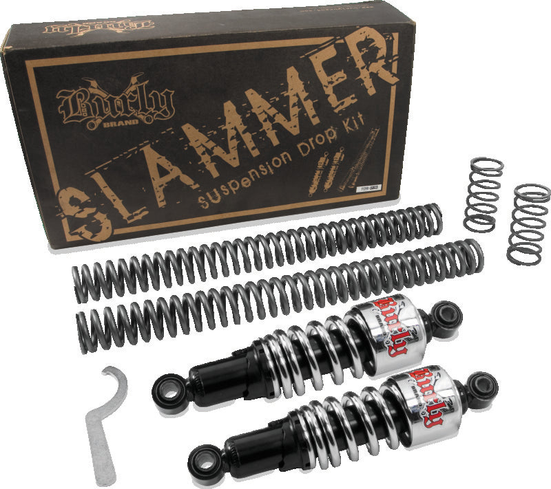 Burly Brand Slammer Kit - Chrome B28-1001