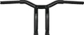 Burly Brand Dominator Raked Bar 10in - Gloss Black B12-6051B