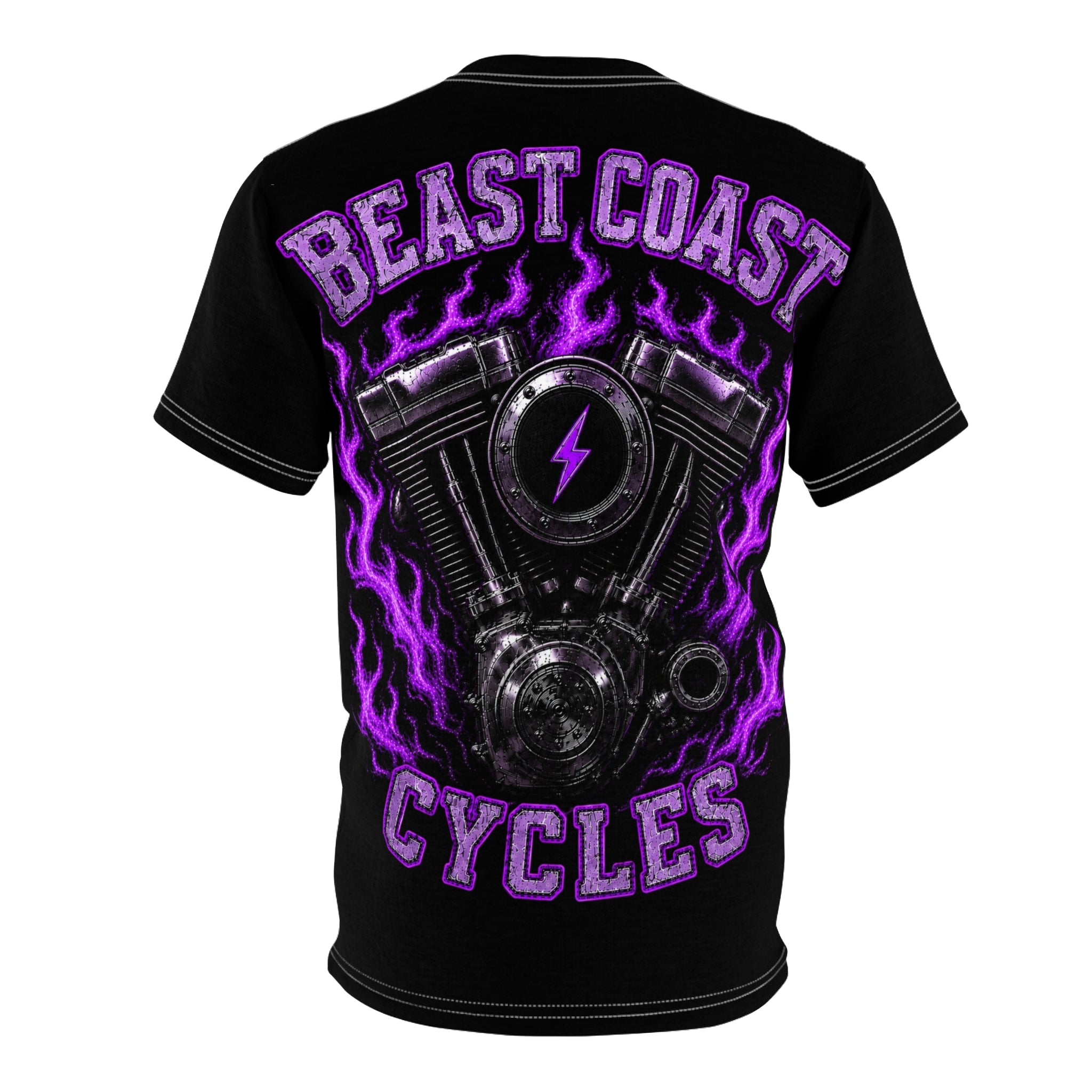 Beast Coast Cycles Tee - Purple