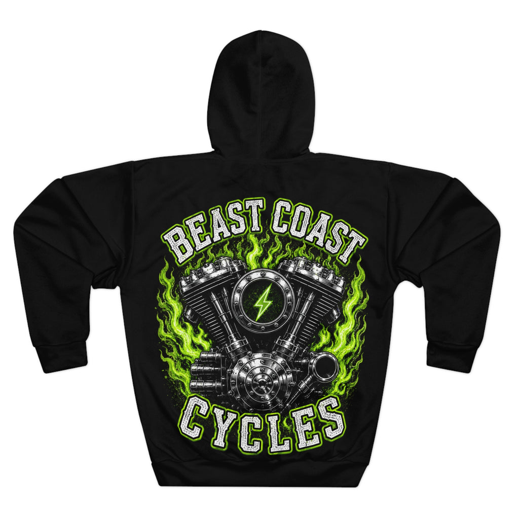 Beast Coast Hoodie - Lime Green