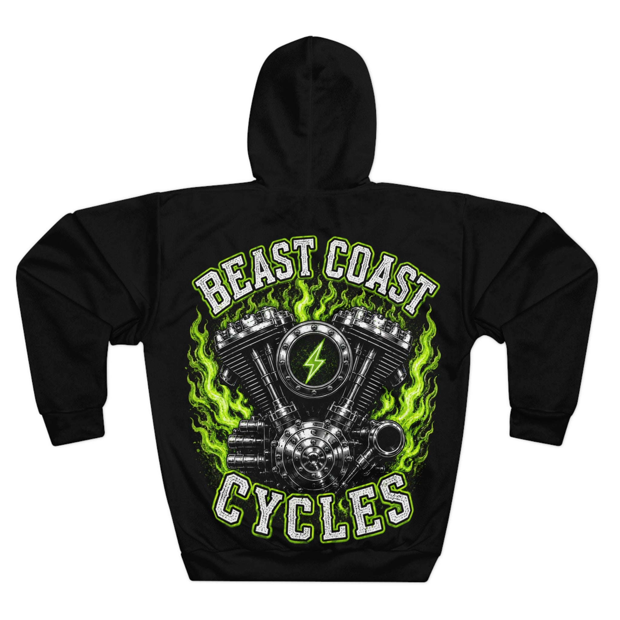 Beast Coast Hoodie - Lime Green