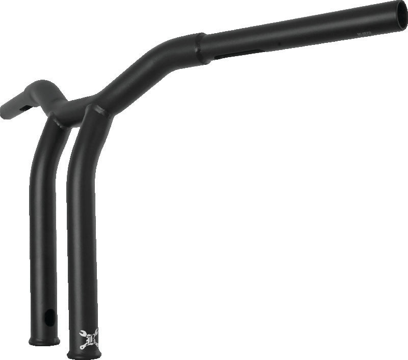Burly Brand Dominator Raked Bar 12in - Matte Black B12-6052SB