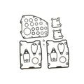 Athena 99-18 Harley-Davidson Cam Top End Gasket Kit P400195015999