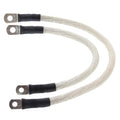 All Balls Racing 89-94 Harley FXLR Low Rider Custom Battery Cable Kit Clear 79-3004