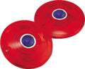 Bikers Choice 86-17 FLH FLT FLST Red Turn Signal Lens With Blue Dot Pr 491262