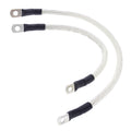 All Balls Racing 81-86 Harley XL Battery Cable Kit Clear 79-3010
