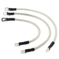 All Balls Racing 86-88 Harley FXR Super Glide Battery Cable Kit Clear 79-3003