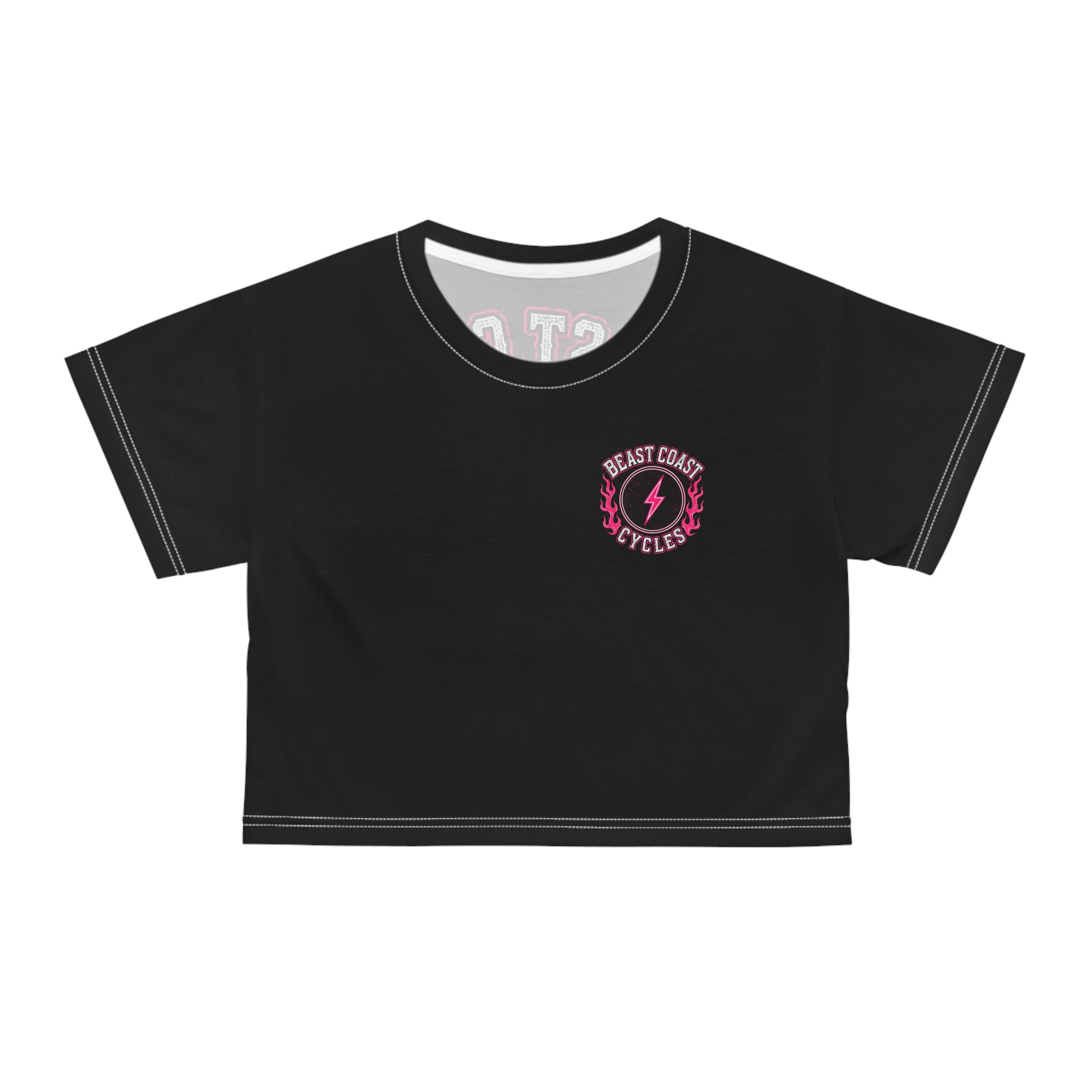 Beast Coast  Crop Tee — Pink