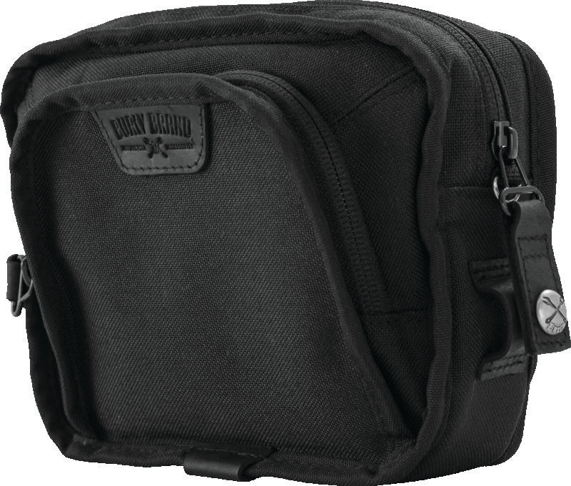 Burly Brand Handlebar Bag - Black B15-1012B