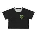 Beast Coast Crop Tee - Lime Green