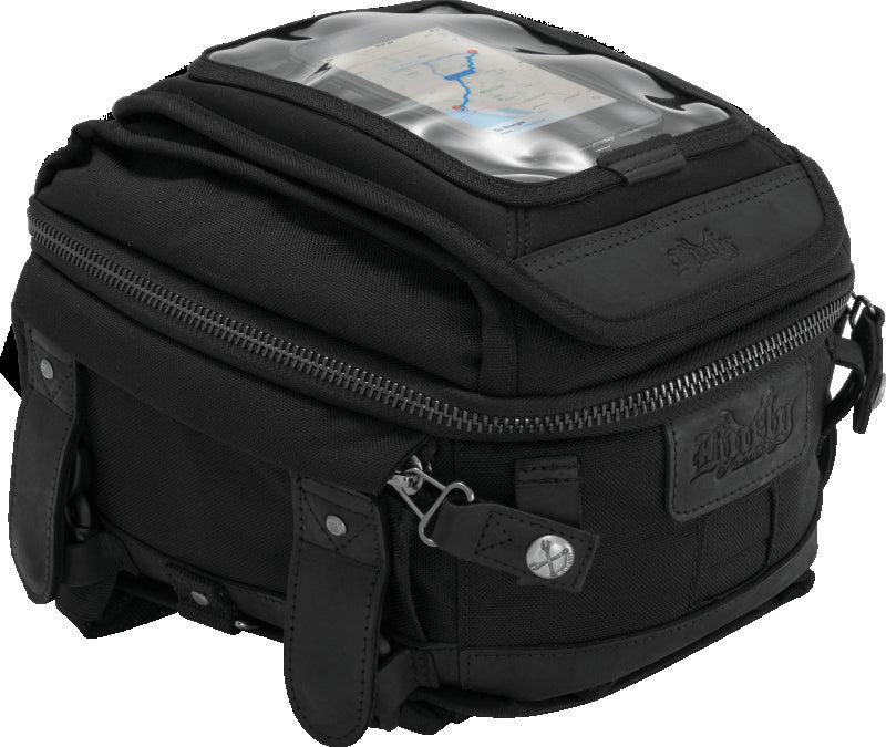 Burly Brand Voyager Tank/Tail Bag - Black B15-1010B