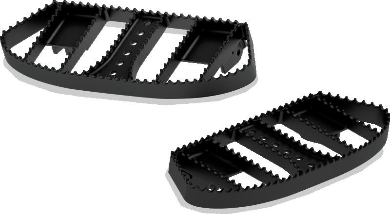 Burly Brand MX Floorboards - Black B13-1050B