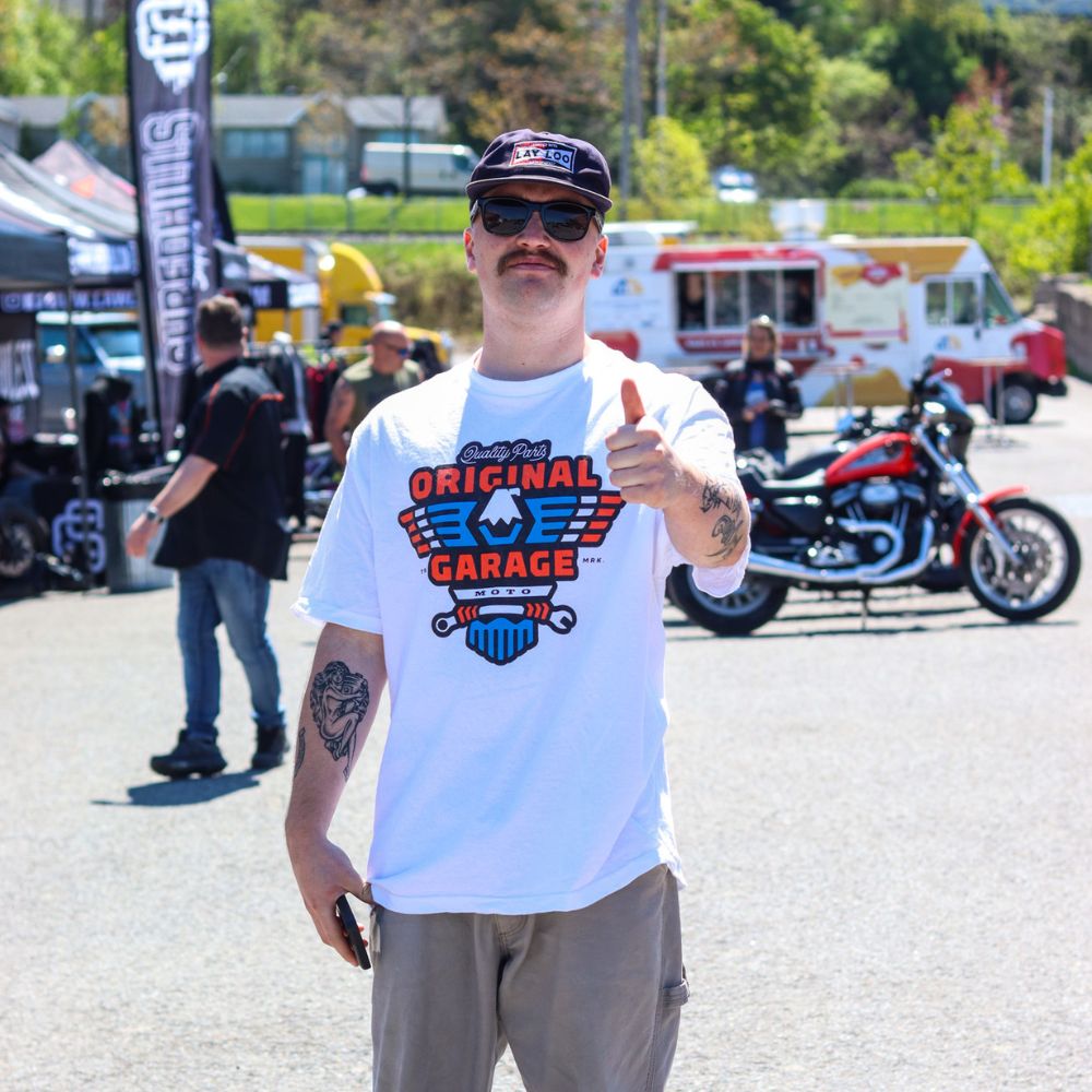 American Eagle Tee - White