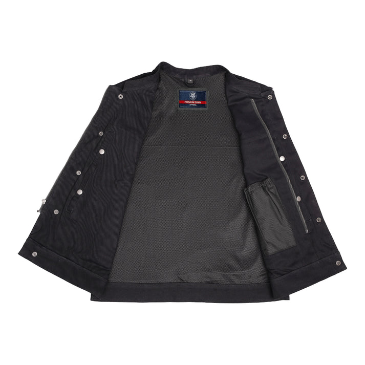 Axel Men's Denim Motorcycle Vest