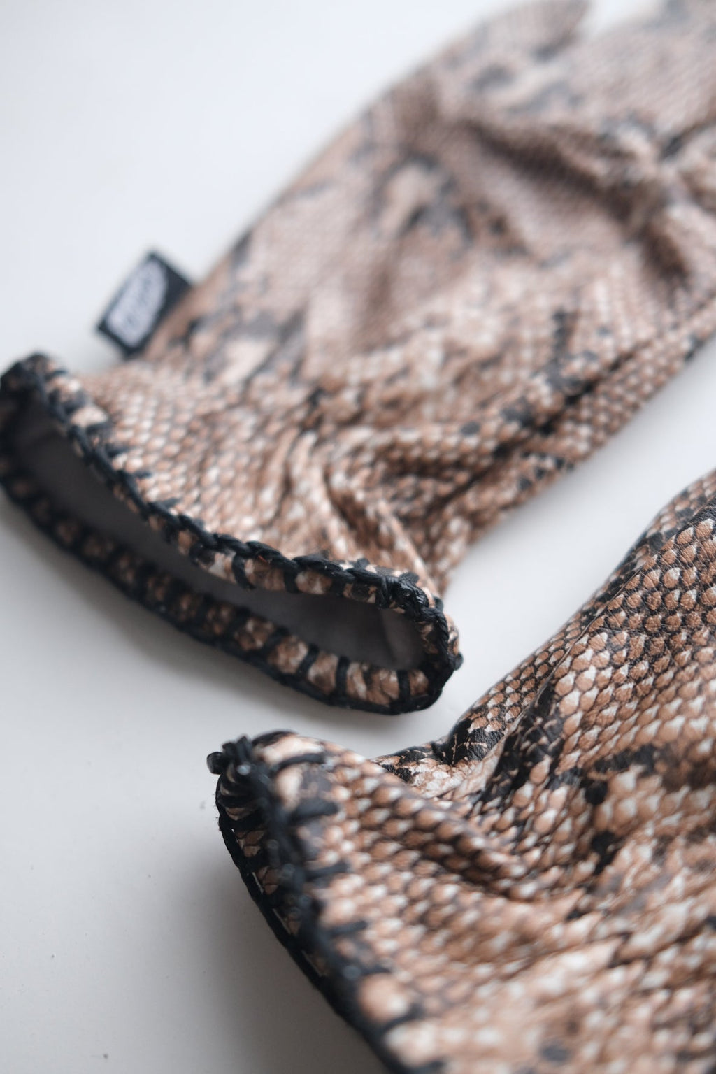 Snakeprint Motorcycle Gloves