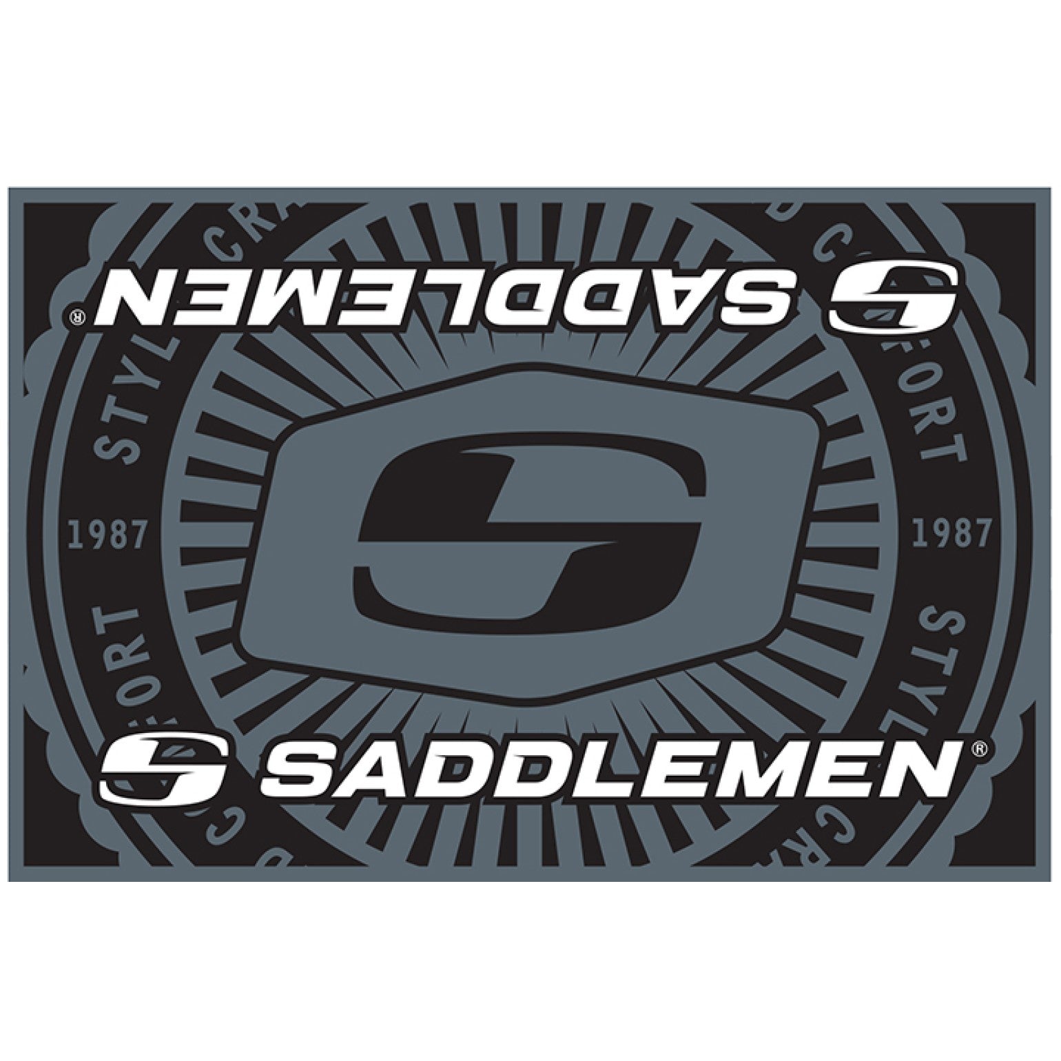 Large Saddlemen® Logo Floor Mat