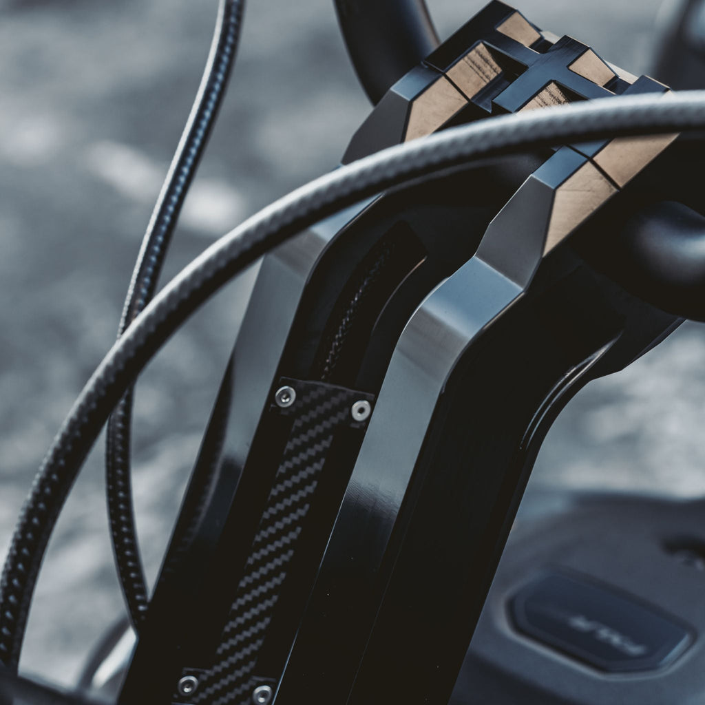 OG Risers Carbon Fiber Wires Bracket on 10.5'' Pull Back Risers