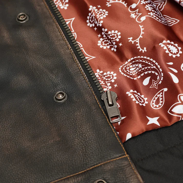 Harley Knight - Lowcut Summer Spark Men's Leather Vest