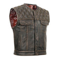 Harley Knight - Lowcut Summer Spark Men's Leather Vest