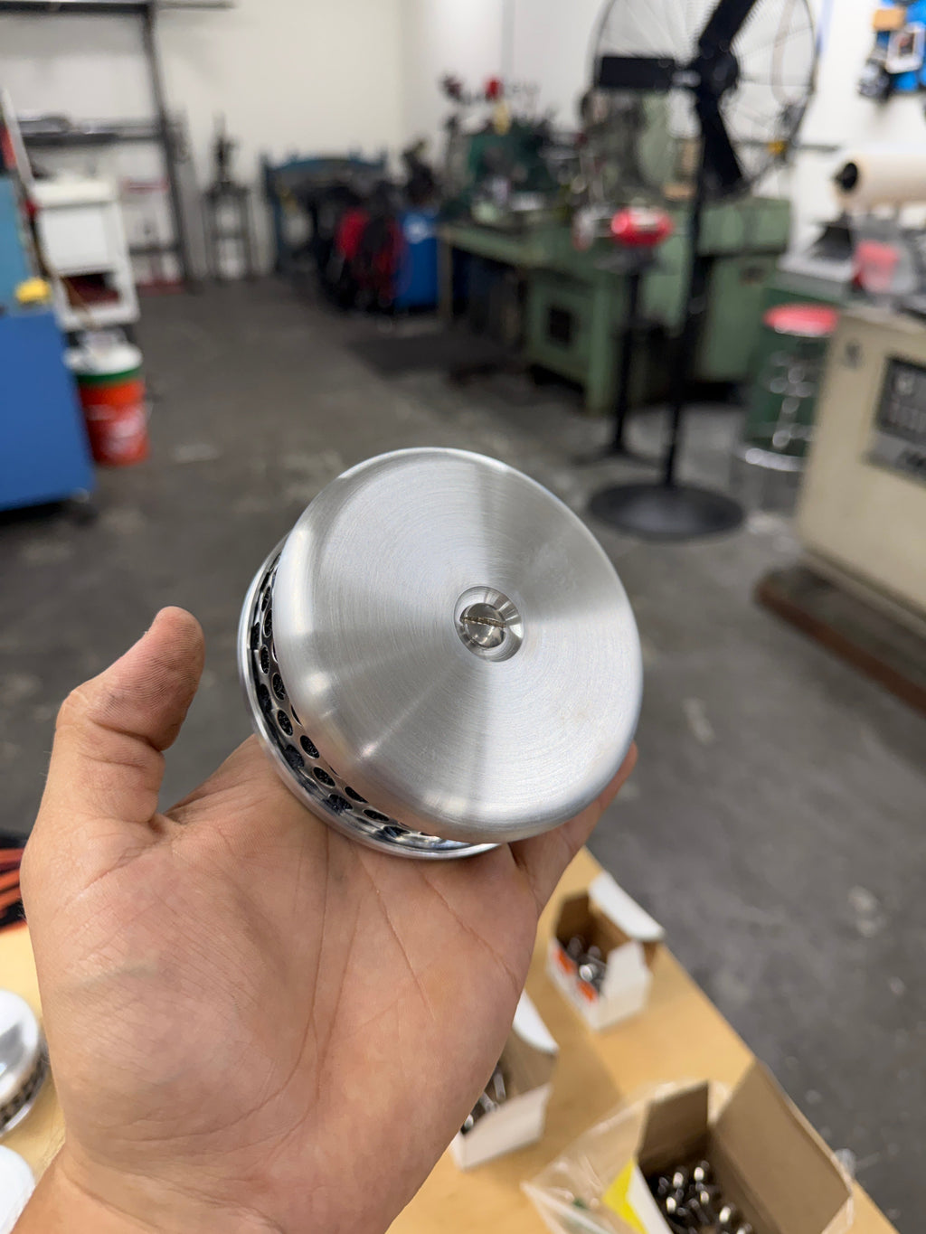 Flatty 4" AirCleaner S&S and CV Carb