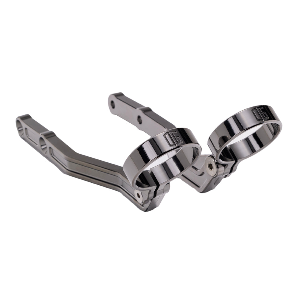 OG Black Chrome 2009-Up Touring Remote Reservoir Mounts