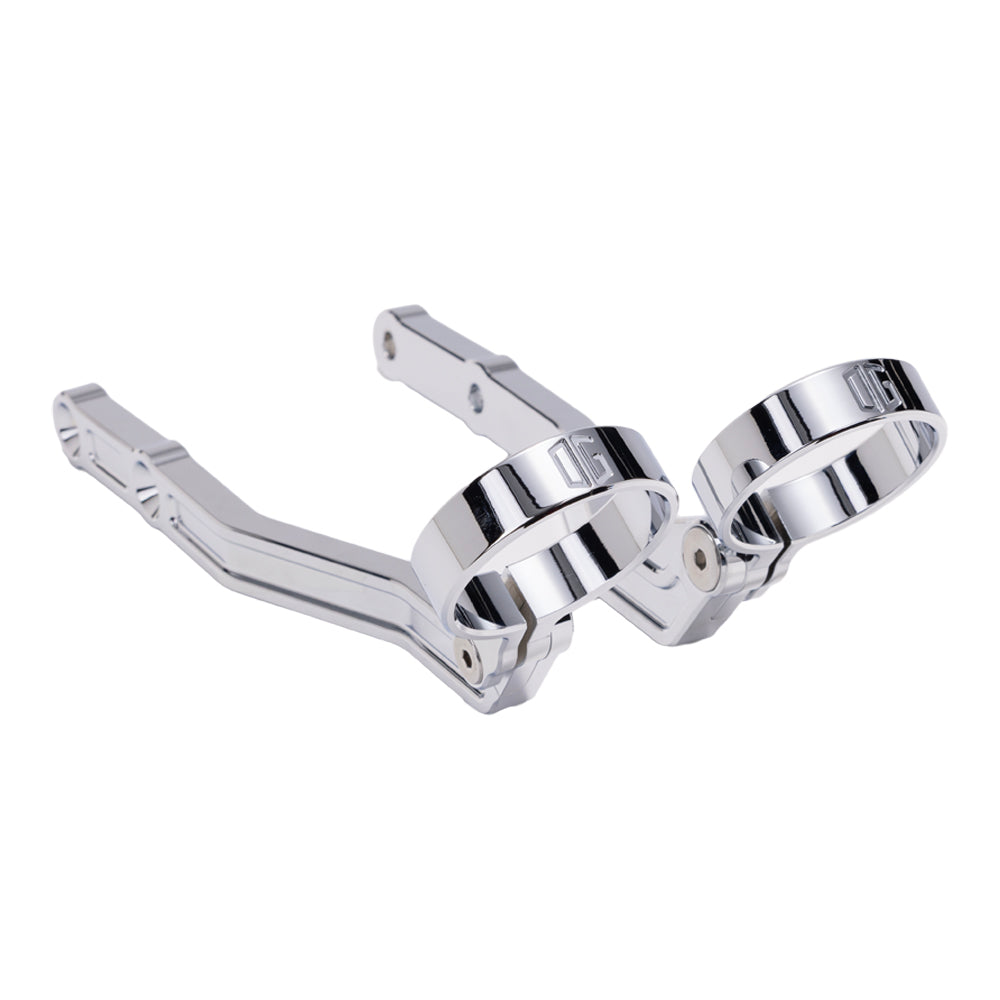 OG Chrome 2009-Up Touring Remote Reservoir Mounts
