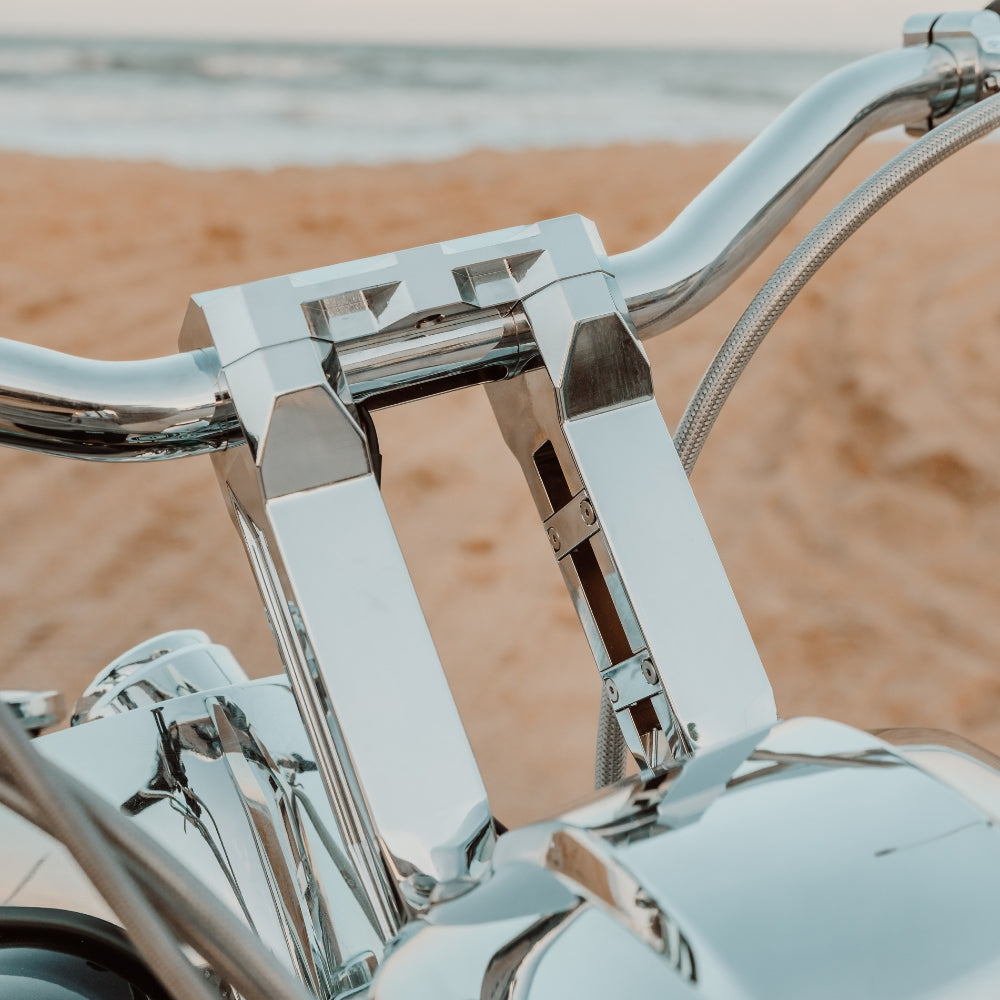 OG 6.5'' Straight Risers installed on a FXR