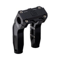 OG Black 6.5 inch Pull Back Risers with Black Standard Top Clamp