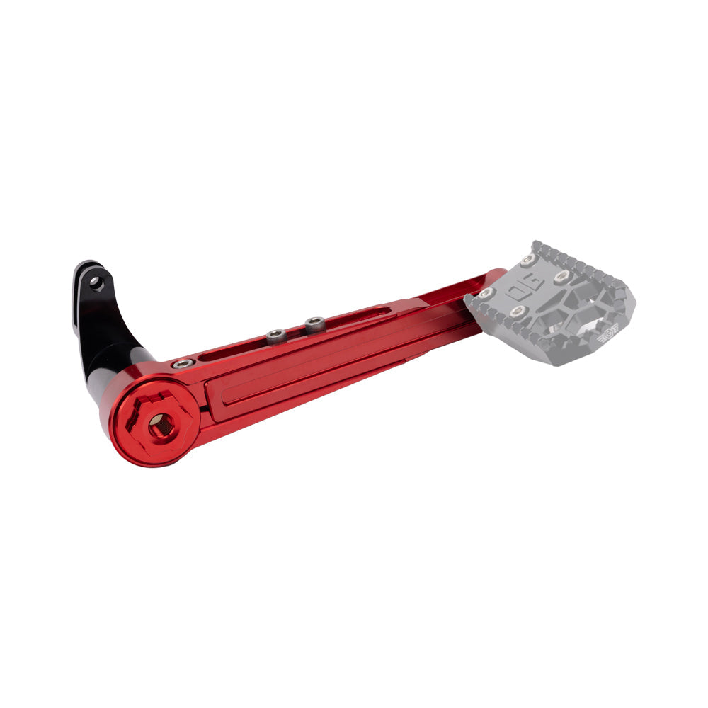 Red Adjustable Brake Arm for Harley-Davidson Touring Models
