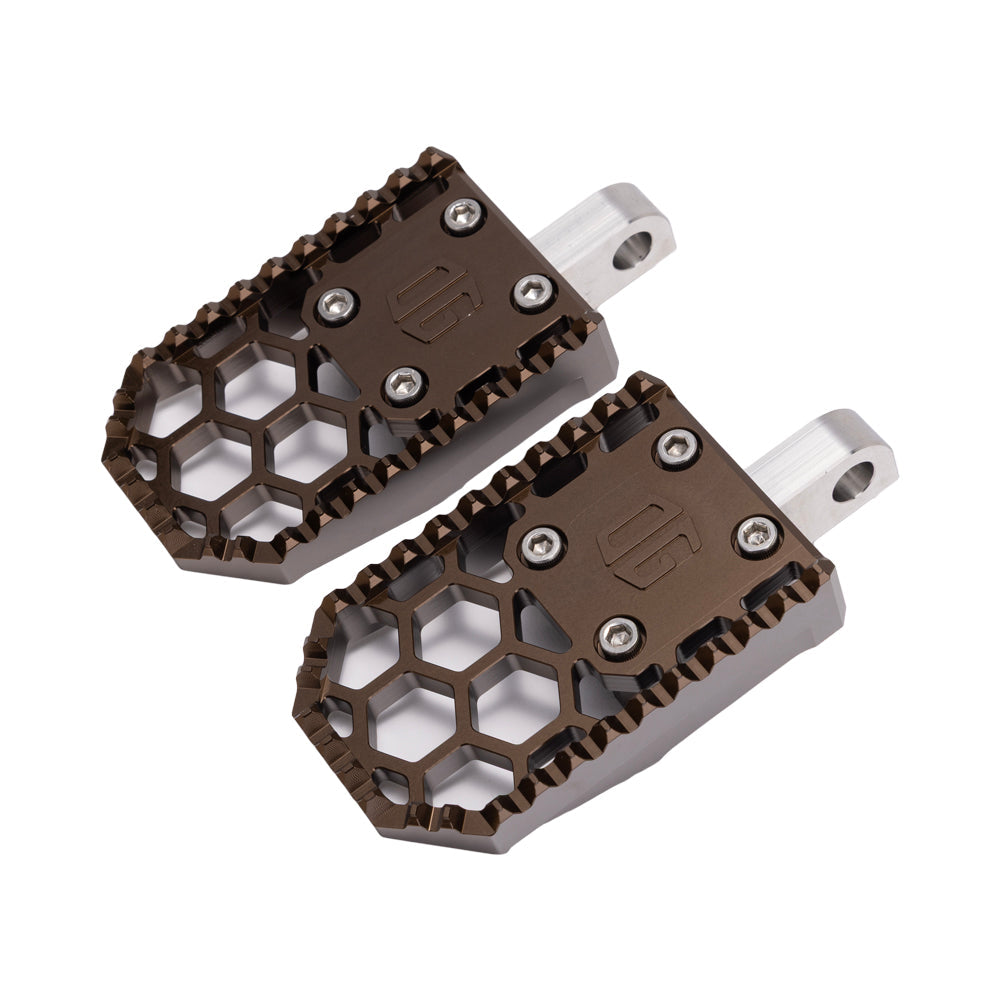 Bronze Harley Davidson OG HoneyComp V3 Foot Pegs