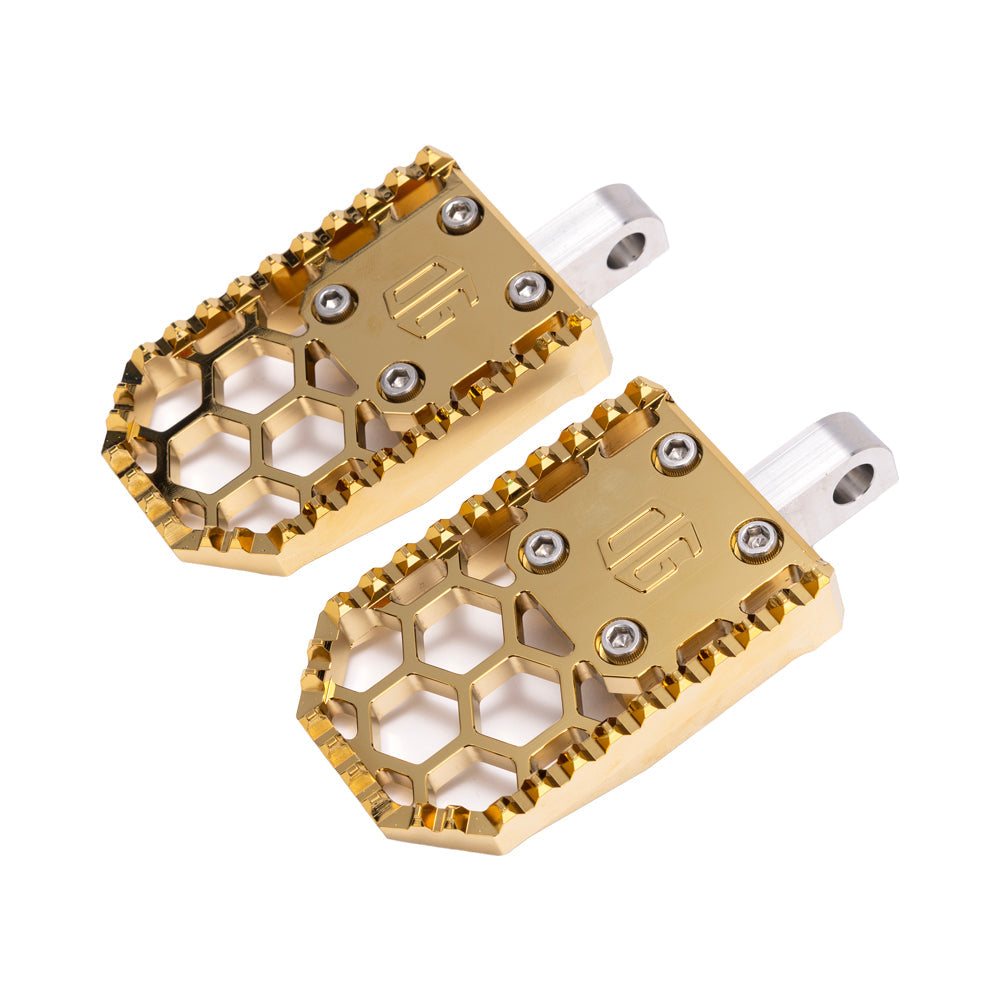 Gold Plating Harley Davidson OG HoneyComp V3 Foot Pegs