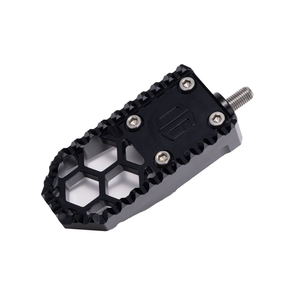 Black Harley Davidson Touring Bagger Mini Brake Pedal Gripper kit for Adjustable Brake Arm